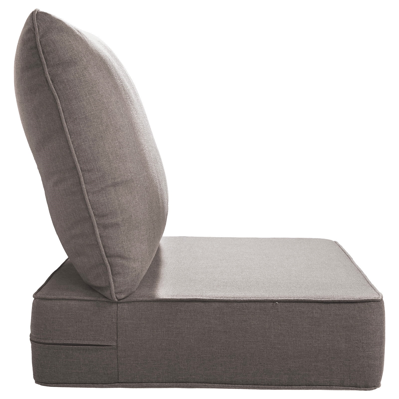 Bellefurn Luxury Outdoor Deep Seat Cushion 22 X 24 X 6 inch for Patio Furniture,Outdoor Sofa Cushions Chairs Cushions,Waterproof & Fade Resistant Patio Furniture Cushions for Wicker Chair,Couch
