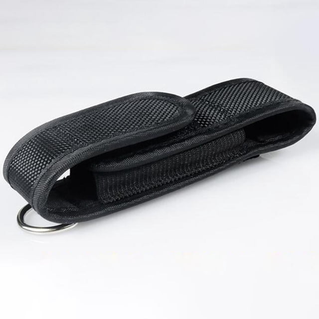 Estuche multifuncional para linterna Nylon Multiherramienta Ajustable Resistente al desgaste Funda para linterna para acampar Senderismo Escalada B shamjiam Estuche ligero