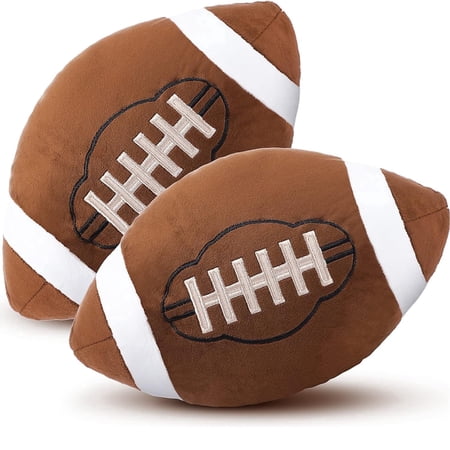 DOLIZU 11 Football Plush Pillow for Boys Soft Double‑Stitched Durable Stuffed Toy Safe for Indoor Play Ideal Gift for Ages 3‑10