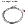 thumbnail image 3 of Uxcell 2M Wire M6 Thread Stainless Steel K-Type Thermocouple Temperature Sensor 3 Pack, 3 of 5