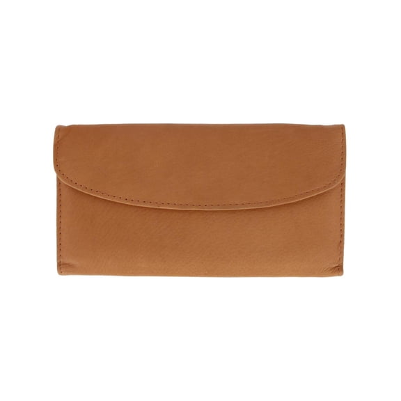 CTM Leather Checkbook Cover (Women)