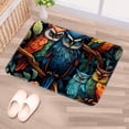 thumbnail image 5 of Owl Polyester Non-Slip Machine Washable Office Mat - Door Mat Chair Rugs Door Mats, 5 of 6