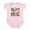 Petal Pink, variant on - 2 Skateboards Body Suit - Baby Light Bodysuit, Size Newborn - 24 Months
