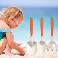 thumbnail image 1 of YAOMOBB Lightweight Kids Garden Tools Kids Gardening Tools Lightweight Mini Hand Tool Carrot Corn Handle Garden Tools for Loose Soil Digging Planting Beach 3Pcs/Set, 1 of 6