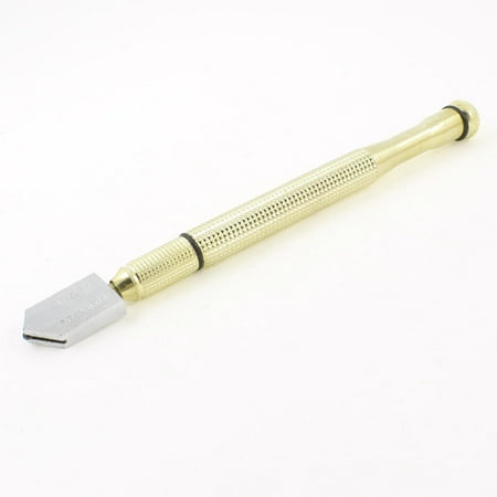 Unique Bargains Silver Tone Carbide Wheel Tip Gold Tone 10mm-20mm Glass Tile Cutter