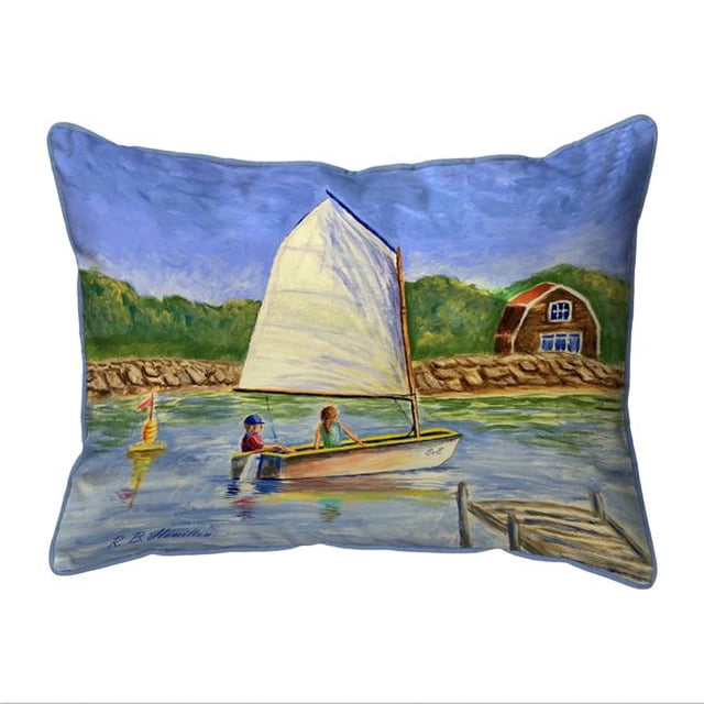 Betsydrake HJ1235 Coussin Safe Harbor 16 x 20 Po - Grand