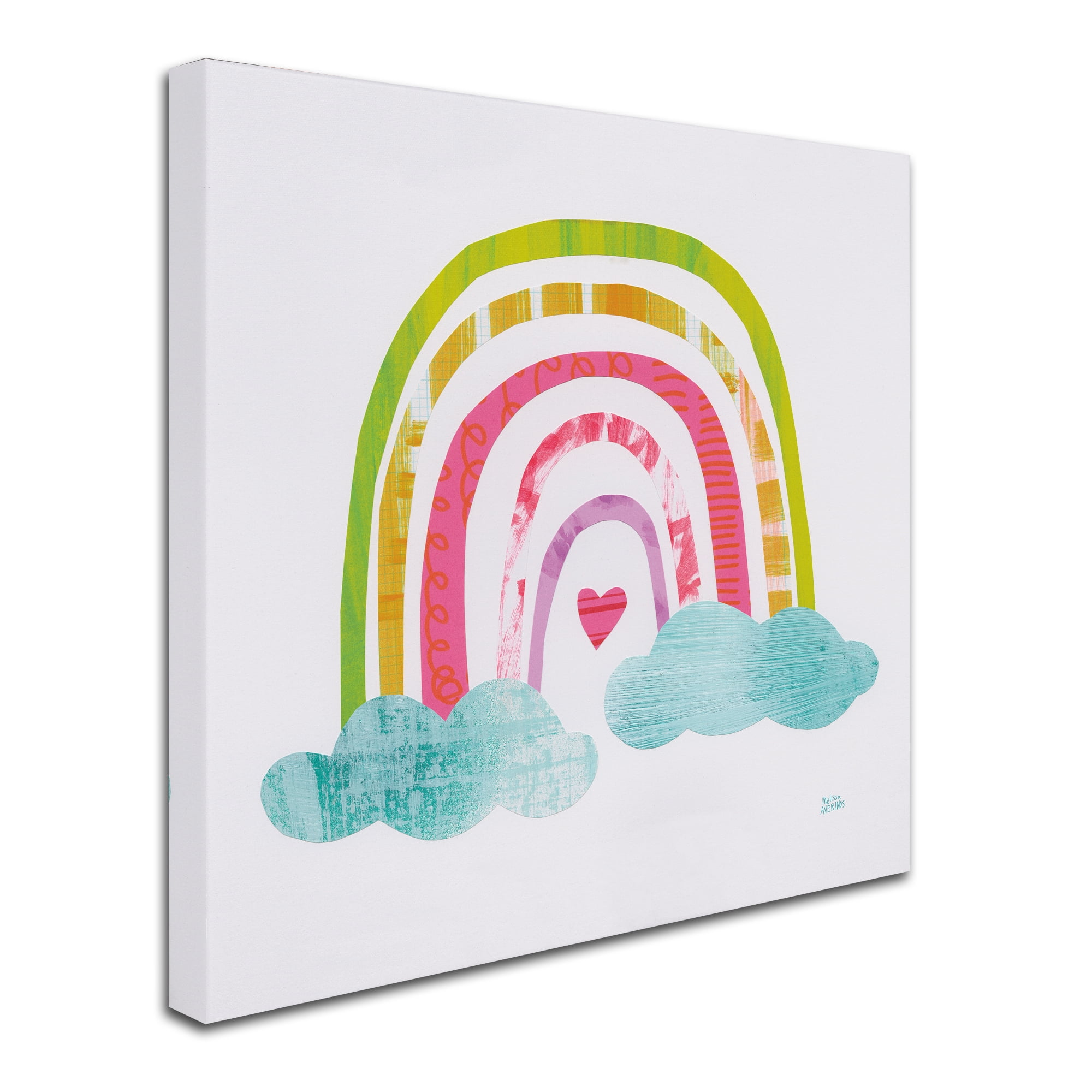 Trademark Fine Art 'Unicorn Magic VII Sq' Canvas Art by Melissa Averinos