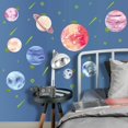 thumbnail image 3 of Luminous Planet Diy Pegatinas de pared fluorescentes para la decoración de la habitación Afortunado Sencillez, 3 of 3