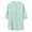 #047-Green, variant on Women's Linen Blend Embroidered Short Sleeve Blouse, Vintage Style Loose Fit Top, Breathable and Versatile for Casual Daily Wear