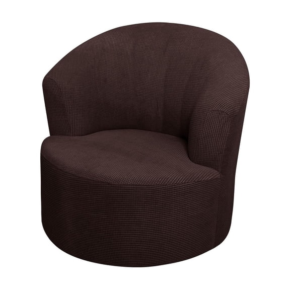 Woahu Stretch Armchair Slipcovers Round Club Chair Couch Cover Armchair Cover for Recliner Sofa Modern Swivel Chair Slipcover Barrel Armchairs Cover One Sofa Cover