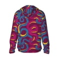 thumbnail image 3 of Kdxio Colorful Snake Print Women Men Sun Protection UPF 50+ Jackets Zip Up Long Sleeve Hoodie Hiking Lightweight with Pockets, 3 of 8
