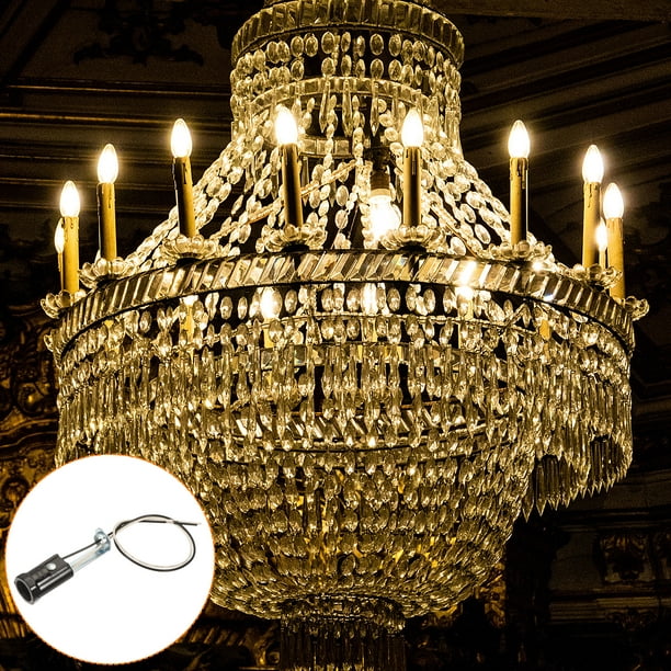 Lampe de chevet chandelier avec bougies 