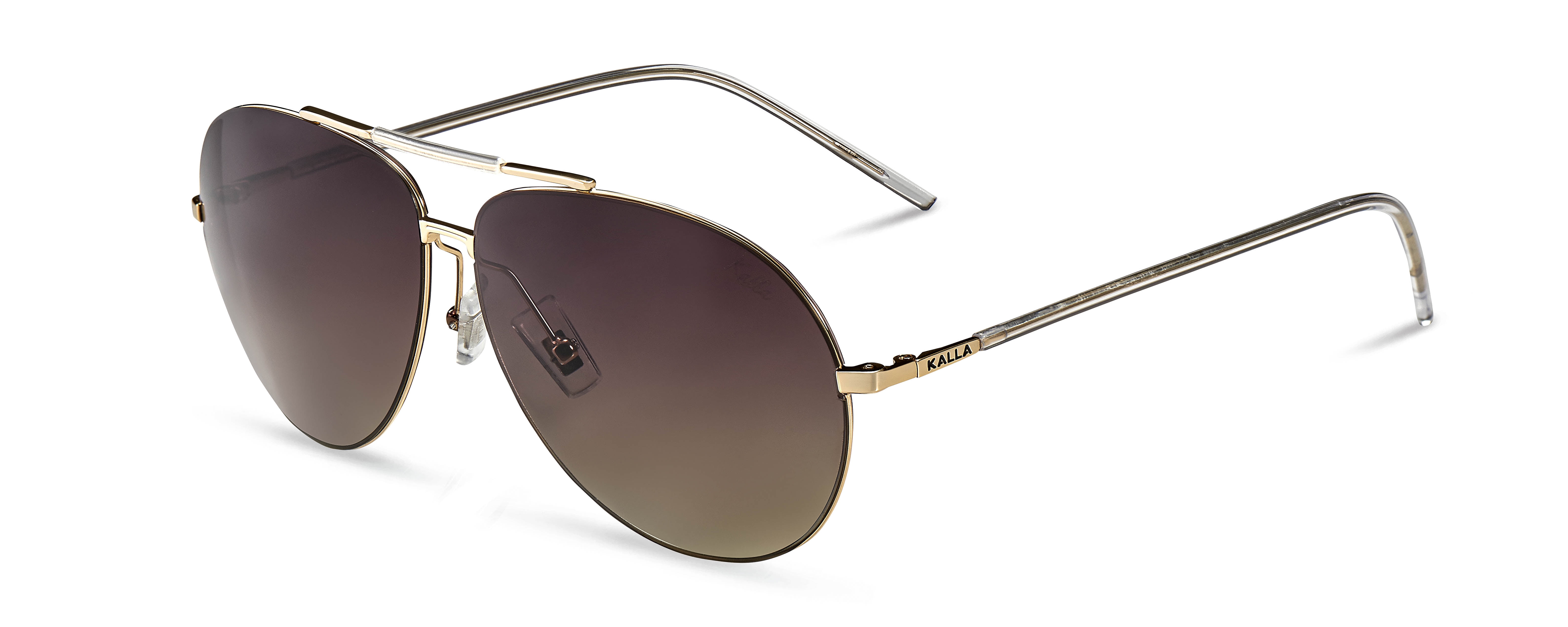 KALLA KL5615NC3 Men Ultra Lightweight Aviator Sunglasses Polarized UV400 Protection Fashion Eyewear