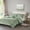 7#Green,Polyester, variant on Full/Queen Velvet Comforter Set with Throw Pillow,Champagne Polyester Household Supplies Décor Bedding Bedding Sets