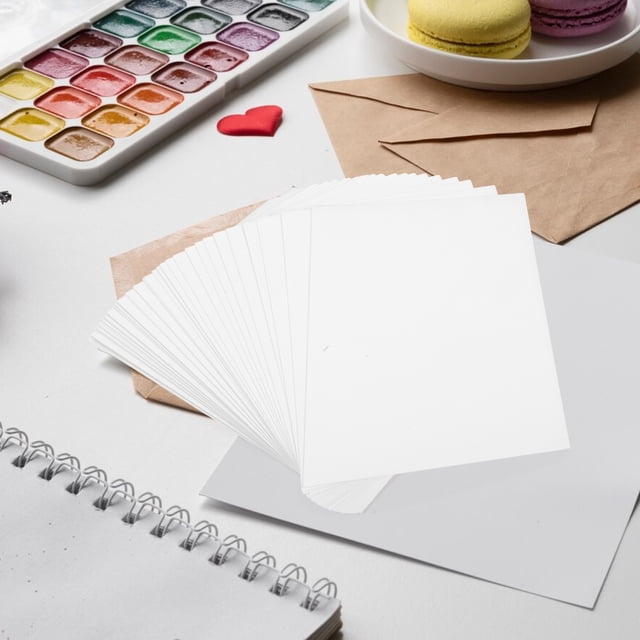 VERDANVERSE 50Ud Papel Para Tarjetas Y De Invitaciones Con Superficie Escritura