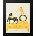thumbnail image 2 of PI Studio 20x24 Black Modern Framed Museum Art Print Titled - Cherub Clock, 2 of 5
