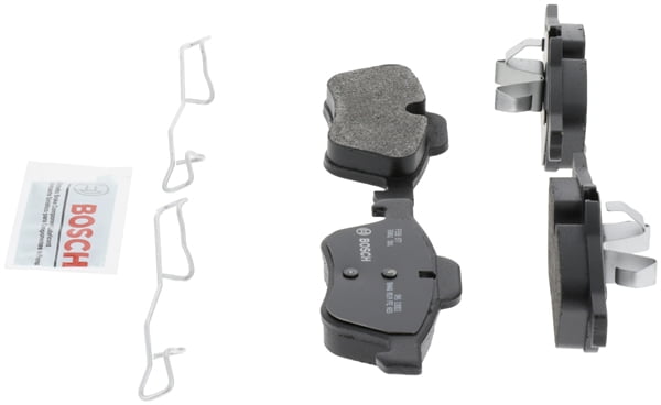 Bosch Quiet Cast Premium w/Hardware Brake Pad Set, and Shims Fits select: 2002-2008 MINI COOPER