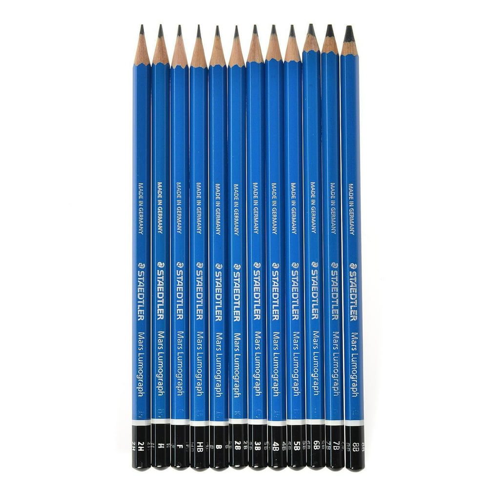 Staedtler Mars Lumograph Sketching Pencil Sets (Set of 12) Walmart