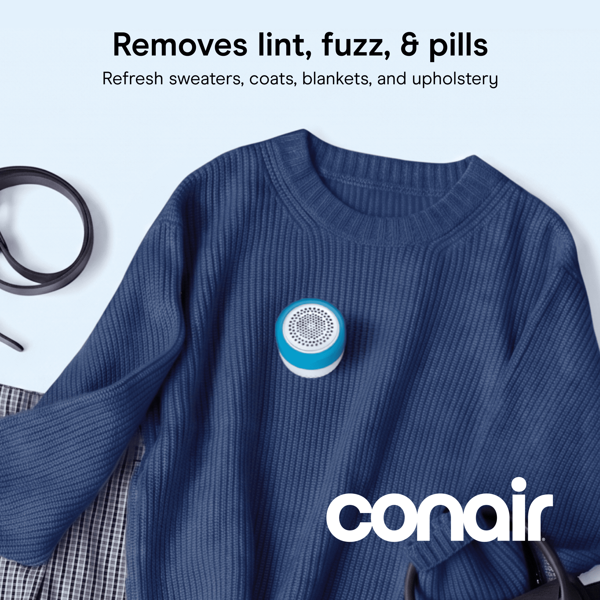 (6 pack) Conair Fabric Shaver for Furniture and Clothing - Extra-Large Shaving Surface