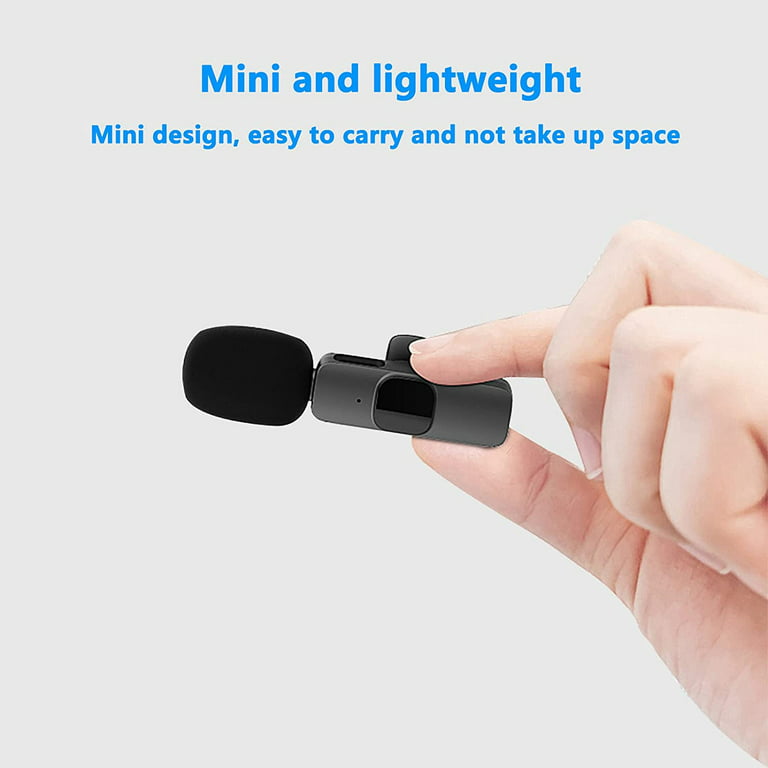DayDup Lavalier Wireless Microphone for iPhone, iOS, Android - Professional  Plug & Play Mic with Noise Reduction for TikTok, , Vlog Video