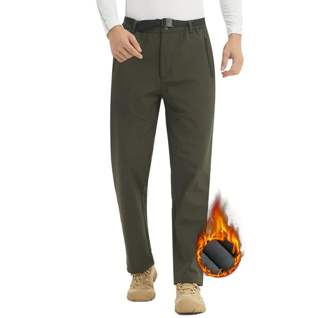 LANBAOSI Men Hiking Waterproof Outdoor Winter Snow Ski Fleece Lined