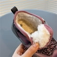 thumbnail image 4 of XXWXYD Toddler Shoes Children's Velvet Thick Cotton Shoes Autumn Winter Velvet Thick Foot Anti Fall Snow Boots for Fashion Breathable Comfortable Shoe(4.5-5 Years,Purple), 4 of 8