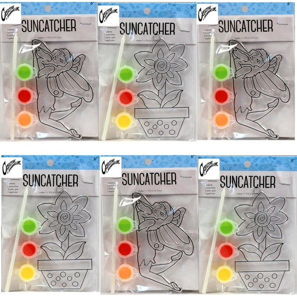 Creative Hobbies Suncatcher Craft Kits For Kids 6 Complete Kits