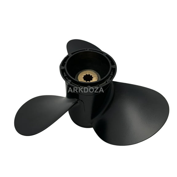 Boat Propeller 9 1/4x11 for Suzuki Outboard DT9.9-15 Aluminum 10 Tooth OEM NO:58100-89L70-019 9.25x11