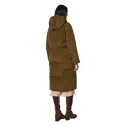 Andrew Marc Womens Adelaide Crinkle Puffer Coat (Desert, M)