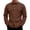 Coffee, variant on Men's Basic Long Sleeve Shirt with Two Pockets - Relaxed Fit Button Front Top, Functional Shirt for Men, Versatile Button Down Shirts for Men Leisure