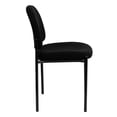 thumbnail image 2 of Silla de recepción lateral apilable de tela negra Flash Furniture BT-515-1-BK-GG, 2 of 2
