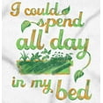 thumbnail image 2 of All Day Bed Flower Beds Garden Humor Womens Slim Fit Graphic Tee Brisco Brands M, 2 of 5