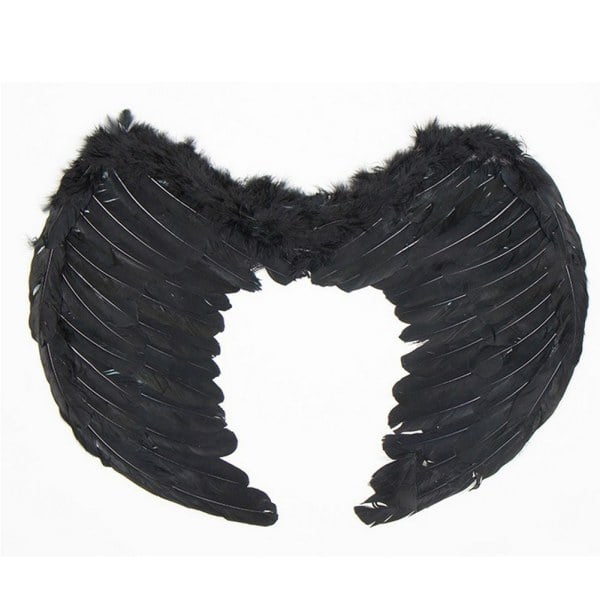 Angel Wings Fancy Dress up Fairy Feather Costume Adult Kids Outfit Party Decor