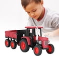 thumbnail image 1 of Juguete de tractor Vintage para niños, Juguetes de Granja para Niños, Juego de Vehículo de Tractor Realista, Modelo de Remolque de 4 Ruedas Con Batería, Adorno de Vehículo, 1 of 7