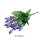 thumbnail image 2 of Seda Arreglo floral artificial de magnolia morada de 1 pieza para decoración del hogar y centros de mesa de boda. JASKFLY, 2 of 8