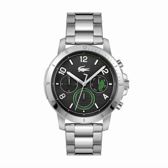 LACOSTE Topspin 2011123 Men's Multifunction Stainless Steel Watch, 46mm