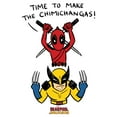 thumbnail image 2 of Men's Marvel: Deadpool & Wolverine Time To Make the Chimichangas Graphic T-Shirt, 2 of 5