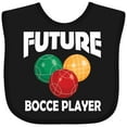 thumbnail image 3 of Inktastic Future Bocce Player Boys or Girls Baby Bib, 3 of 4