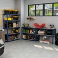 thumbnail image 4 of Costway 2 PCS 5 Étagères de Garage Réglables avec une Charge Maximale de 2200 lbs pour Entrepôt Bleu, 4 of 9