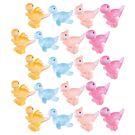 20 Pcs Micro Landscape Decoration PVC Doll Head Covers Simple Small Bag Fan