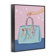 thumbnail image 3 of Stupell Industries Embellishing My Glam Handbag Fashion Painting Black Framed Art Print Wall Art, 24 x 30, 3 of 8