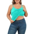 thumbnail image 5 of Charmo Plus Size Tank Tops for Womens Adjustable Strap Cotton Undershirt with Shelf Bra 1X-5X, 5 of 8