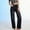 Black, variant on Women's Baggy Jeans High Waist Straight Leg Denim Pants Washed Distressed Skinny Denim Pants S-XL
