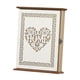 thumbnail image 3 of Caja de llaves de madera, armario para llaves, sólida, rústica, hecha a mano, estilo granja, estante para llaves, gabinete para llaves Amor corazón, 3 of 9
