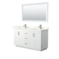 thumbnail image 3 of Wyndham Collection Wcf292960d-Qtz-Unsm58 Miranda 60" Free Standing Double Basin Vanity Set, 3 of 7