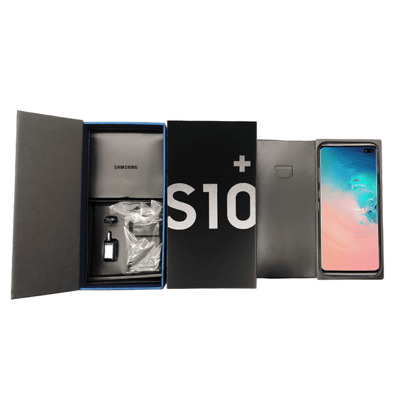 Open Box Fully Unlocked Samsung Galaxy S10 Plus 128GB (GSM CDMA) AT&T T-Mobile Verizon with Original Box - Grade A