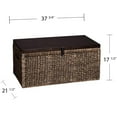 thumbnail image 3 of 38" Gray Manufactured Wood And Metal Rectangular Coffee Table, 3 of 6