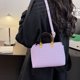 thumbnail image 3 of Bolsos cruzados pequeños para mujer con cremallera y asa superior, bolso de hombro, color morado, 3 of 5