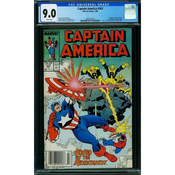 Captain America #343 - CGC 9 Comic Book