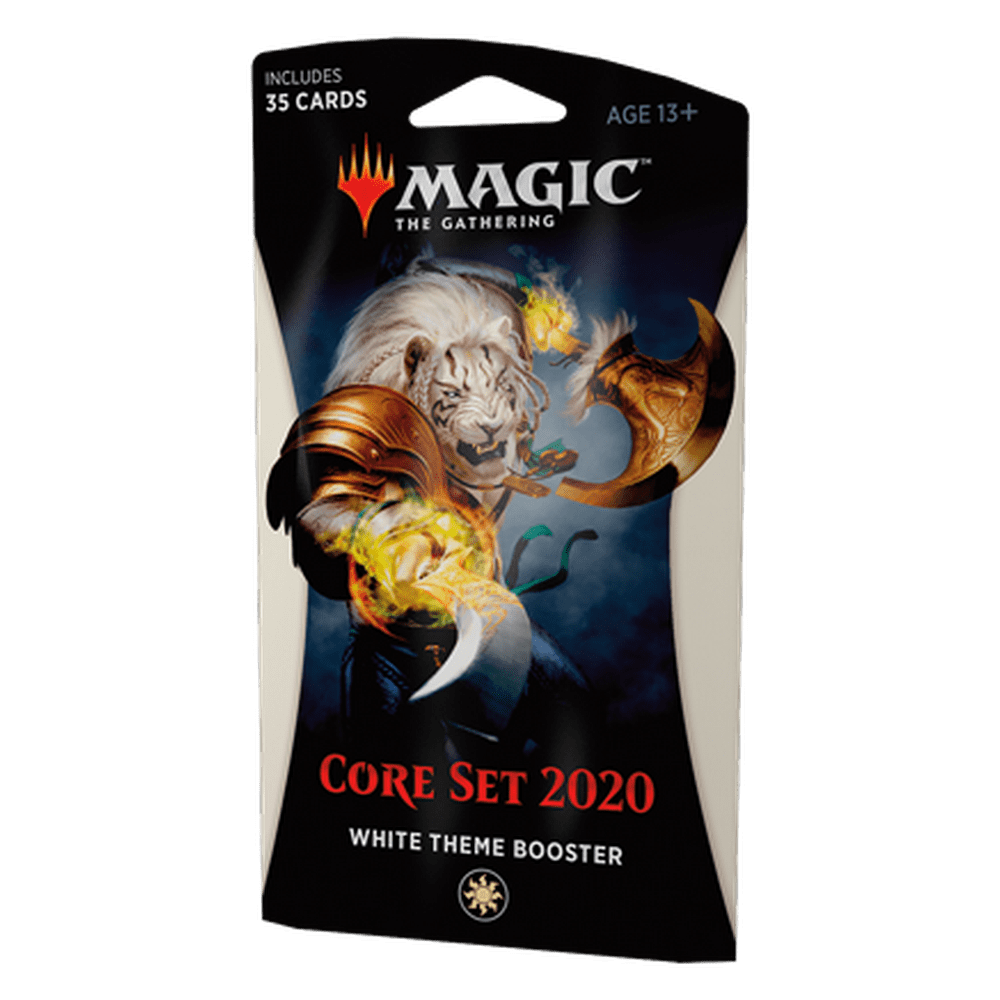 Magic The Gathering Core Set 2020 Themed Booster Pack 2 Pack White